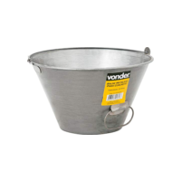 Balde Metálico Para Concreto, 10 Litros, Vonder