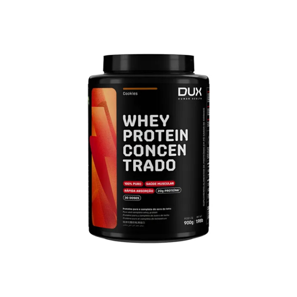 Dux Nutrition Whey Protein Concentrado 900g Sabor Doce De Leite