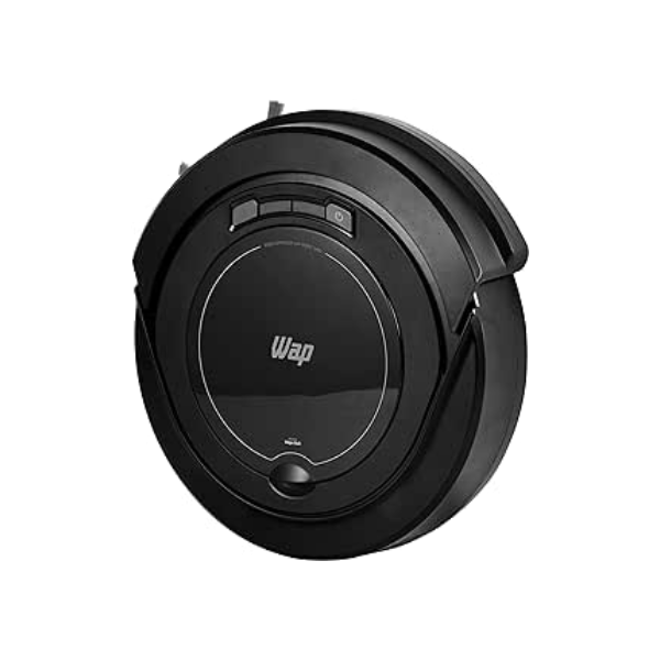 WAP ROBOT W90 - Aspirador de Pó Robô, Automático 3 em 1 Varre, Aspira, Passa Pano, MOP para Limpeza, 30W, Bateria Recarregável, Bivolt, Preto