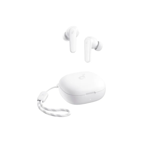 Fone De Ouvido In ear Soundcore P20i Bluetooth 5.3 Grave Potente Drivers 10mm 30h Bateria Carregamento Rápido Personalização De Som Via App Ipx5 2 Mics Ia Para Chamadas Claras Case Compacto Cor Branco