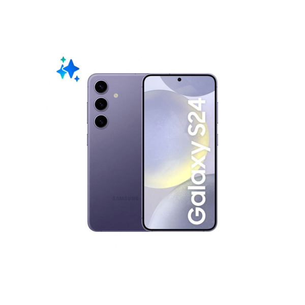 Smartphone Samsung Galaxy S24 5G Violeta 128GB, Tela 6.2”, 8GB RAM, Inteligência Artificial, IP68, Processador Exynos 2400, Câmera Tripla Traseira