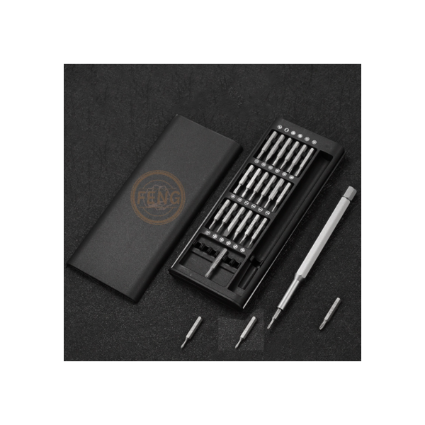 Kit Ferramenta Chave Magnética Precisão 24 Peças Pequenos Reparos Iphone Android Pc