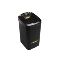 Tanquinho/Máquina de Lavar Roupas Semi-Automática 20,5Kg Newmaq Preta