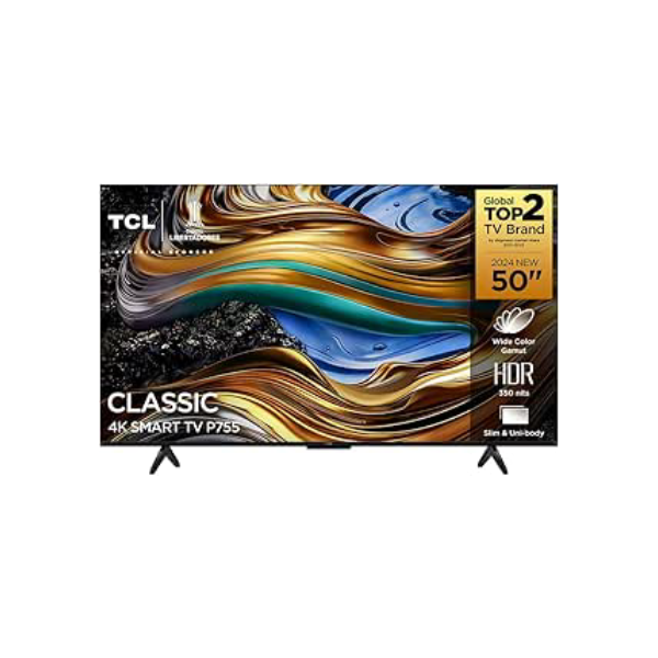 TCL LED SMART TV 50” P755 4K UHD GOOGLE TV