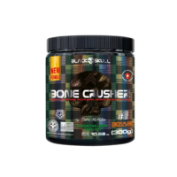 Pré-Treino Suplemento Alimentar Bone Crusher Black Skull 300g Sabor Lemon Radioactive