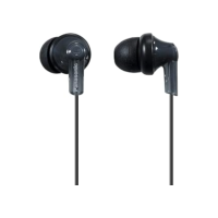 Panasonic Fones de ouvido intra-auriculares com fio ErgoFit RP-HJE120-K, preto