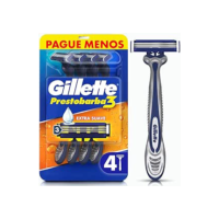 Aparelho de Barbear Descartável Gillette Prestobarba3 Leve 4 Pague 3