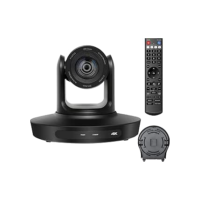HCSTVCON Câmera PTZ 4K HDMI Zoom óptico 20x com saídas de transmissão IP USB3.0/HDMI/LAN, para vMix OBS YouTube, videoconferência, serviço à igreja, eventos de transmissão (Envios do Brasil）