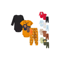 Conjunto C/12 Manga Longa Masculino Body Calça Blusa Estampa