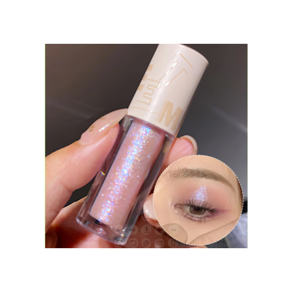 Sombra Líquida Glitter , Clareadora De Olhos Brilhante Pérola Natural À Prova D'água Stick De Maquiagem