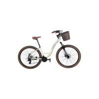 Bicicleta Munique Aluminio Aro 29 Disco-shimano 21v Cor Bege-retro Tamanho do quadro 17 Colli