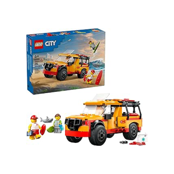 LEGO City Great Vehicles Utilitário Salva-vidas de Resgate na Praia 60453