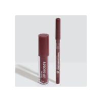 Kit Lápis Contorno Labial Cacau + Lip Glossy Cookie Dailus