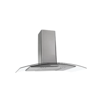 Fogatti Vidro Curvo Duto Slim 127 V New Order Coifa De Parece Cvc Slim Inox 90cm