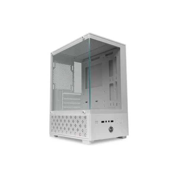 Gabinete Gamer Tgt Legion, Mini-Tower Lateral De Vidro Branco