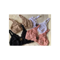 KIT C/ 4 Sutiã Amamentação Renda Soutien Sutian Sutiãs Gestante Gravida Conforto