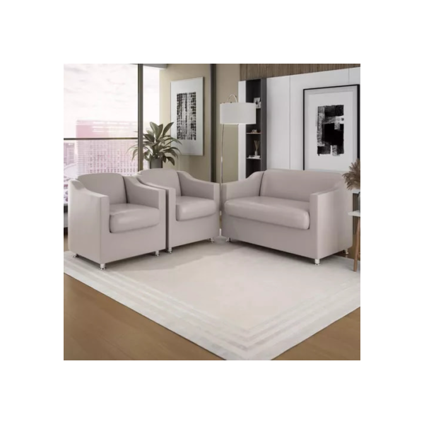Kit 02 Poltronas Tilla Clínica + Namoradeira Confortável