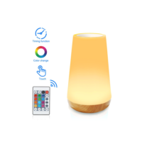 Luz Noturna De Controle Remoto Com Toque De Recarregável Luminária de 13 cores