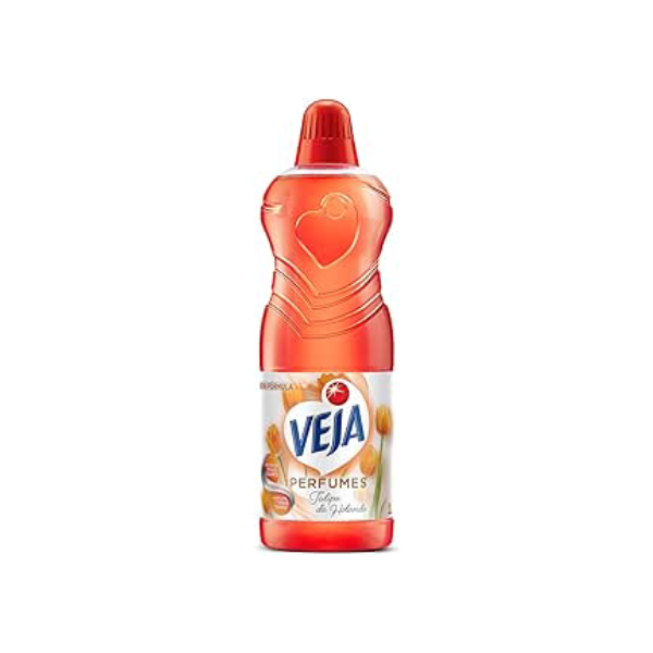 Veja Limpador Perfumado Tulipa Da Holanda - 1L Coral