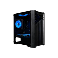 Gabinete Gamer Rise Mode X1, Mid Tower, ATX, Lateral em Vidro Temperado, Preto - RM-X1-01-FB