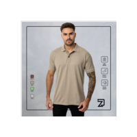 Camisa Polo Masculina Algodão Piquet