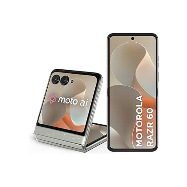 Smartphone Motorola Razr 60-256GB 24GB (12GB RAM+12GB Ram Boost) Tela dobrável 6,9" pOLED e externa 3,6” Moto AI camera IP48 - Branco