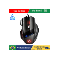 Mouse Gamer Laser X7 3200dpi Original KAPBOM Led Usb 7 Botões Profissional KA-617