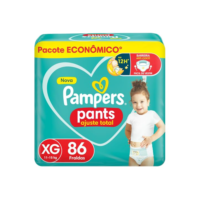Fralda Pampers Pants Ajuste Total Tamanho XG 86 Unidades