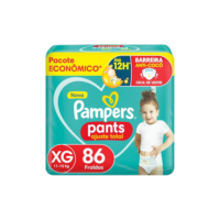 Fralda Pampers Pants Ajuste Total Tamanho XG 86 Unidades