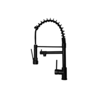 Stillus Home Gourmet Torneira Cozinha Monocomando Preto Fosco 50 cm