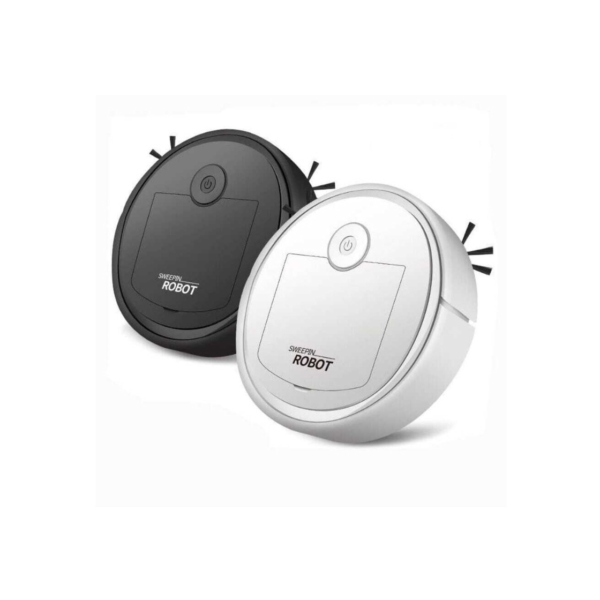 Robô Varredora/Aspirador De Pó 1200PA Automática 3 Em 1 Limpeza Doméstica Robótico Inteligente E Silencioso