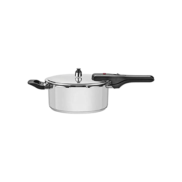 Panela de Pressão Tramontina Brava em Aço Inox com Fundo Triplo 22 cm 6 L