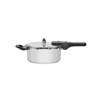 Panela de Pressão Tramontina Brava em Aço Inox com Fundo Triplo 22 cm 6 L