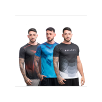 Kit 3 Camisas Dry Fit  Masculino Academia Com Proteção UV Camisa Academia Masculino