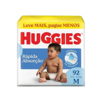 Huggies Fralda Tripla Proteção M 92 Un