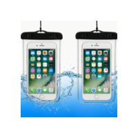 Kit 2 Capas Para Celular Universal A Prova D'Água Impermeável Até 6.5 Polegadas Ideal para Chuva e Shows
