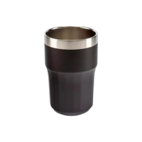 Copo Térmico Inox 384ml Cerveja Tumbler – Parede Dupla Design Premium Conserva Temperatura (Preto)