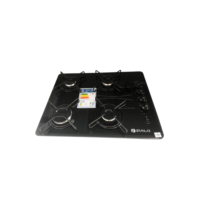 Cooktop 4 Bocas Braslar Pop – Vidro Temperado, Bivolt, Gás GLP, Acendimento Automático