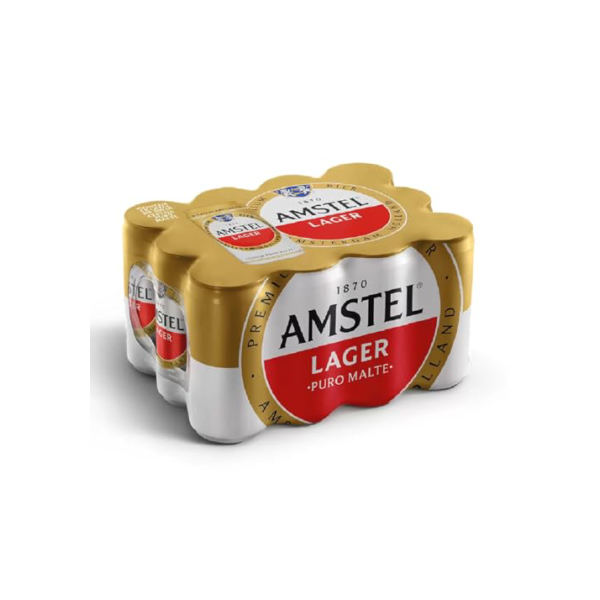 Amstel Cerveja Lager Puro Malte, Lata 269ml Pack 12 Unidades