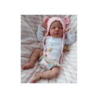 Bebe reborn barato menina inteiro vinil siliconado
