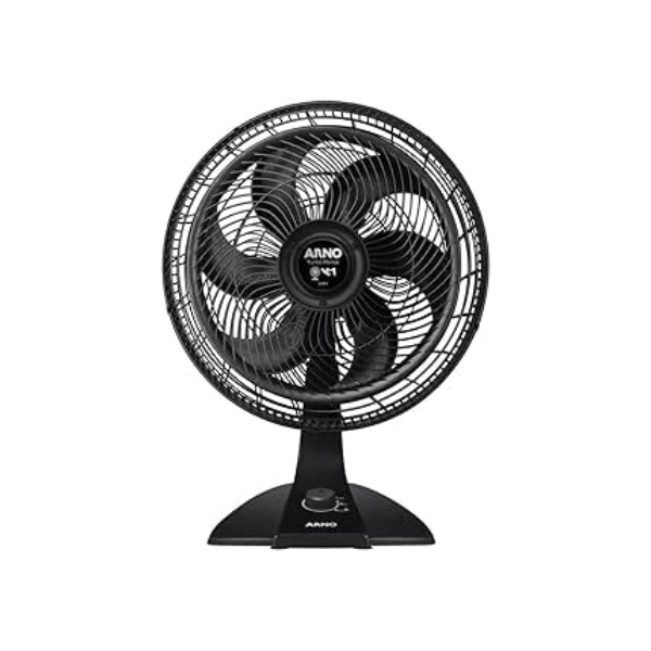 Ventilador 2 em 1, Mesa ou Parede, Arno, Turbo Force, 40cm, VF42, 127V, Preto