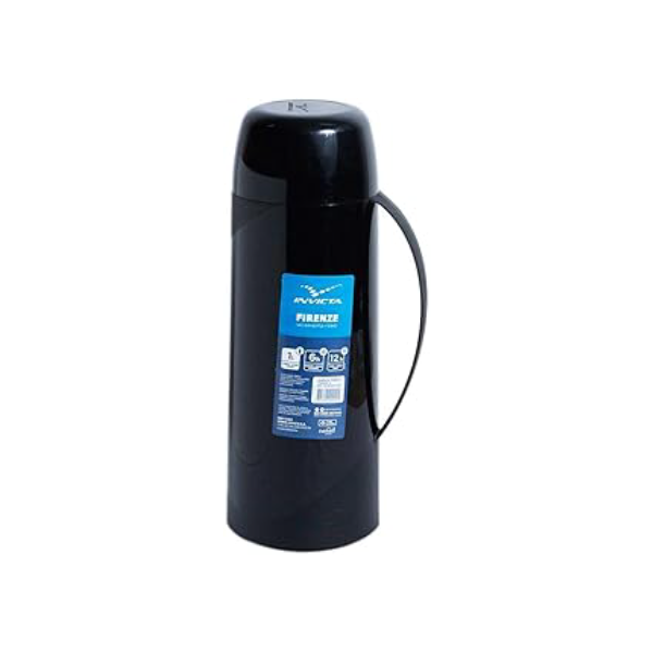 Garrafa Térmica Firenze 1L Preto Invicta