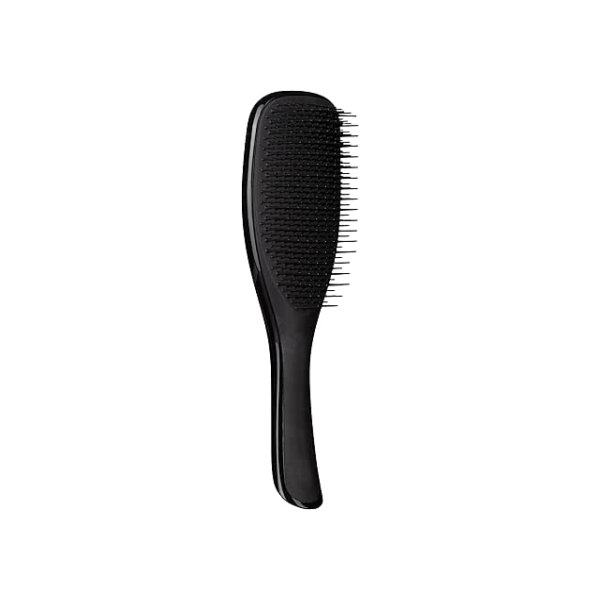 Tangle Teezer - Escova de cabelo desembaraçadora The Wet Detangler Black para todos os tipos de cabelo, molhados. Cor: Preta