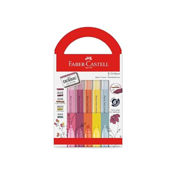 Marca-texto Grifpen com Cheirinho Faber-Castell, Revigora & Energiza - MT/ES5REZF