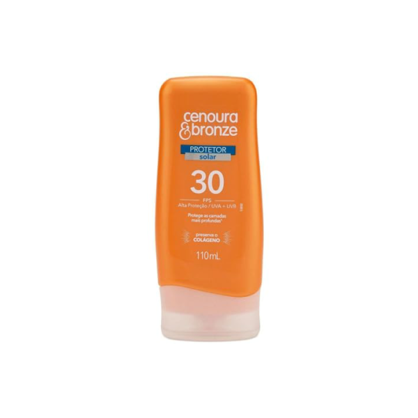 Cenoura e Bronze Protetor Solar Fps 30 110Ml E