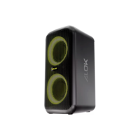 Caixa De Som Waaw Sound Box Bluetooth Infinite 200 Preta Led