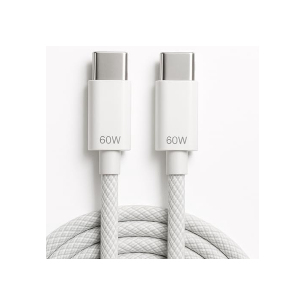 Cabo USB-C Tipo C 60w Trançado De Nylon Compativel com Iphone 15,15 Pro/Max, Compativel iphone16,16 Pro/Max IOS/Android Certificado Premium Reforçado