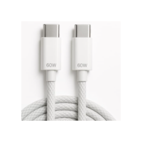 Cabo USB-C Tipo C 60w Trançado De Nylon Compativel com Iphone 15,15 Pro/Max, Compativel iphone16,16 Pro/Max IOS/Android Certificado Premium Reforçado