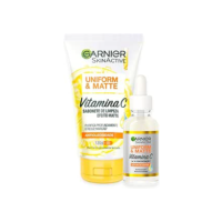Creme de Limpeza 120g + Sérum Vitamina C 15ml Garnier
