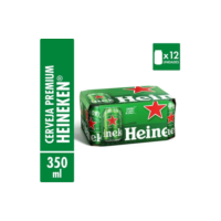 Cerveja Heineken Premium Puro Malte 350ml Caixa 12 Unidades